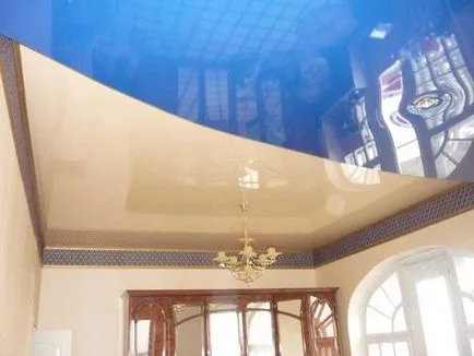 Преглед на безшевни тавани плат clipso снимка КЛИПОВЕ в интериора
