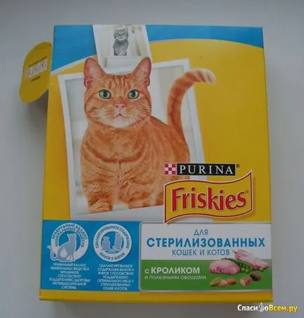 Recenzii de hrana uscata pentru pisici Purina Friskies pentru pisici și pisici sterilizate cu iepure și
