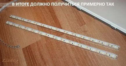 Lămpile Refacere ilumina monitorul LCD cu LED-uri de pe Strip