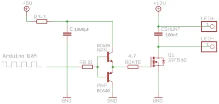 Свързване MOSFET за Ардуино tehnohren