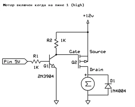 Свързване MOSFET за Ардуино tehnohren