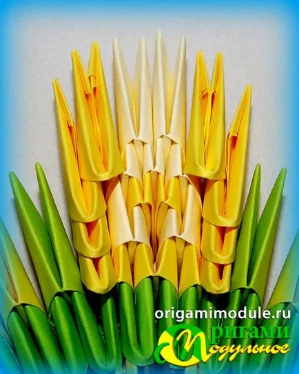 origami napraforgó