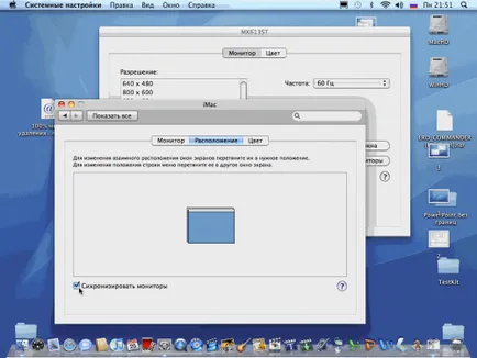 Portál vetítőt - BenQ mx613st a Apple iMac 20
