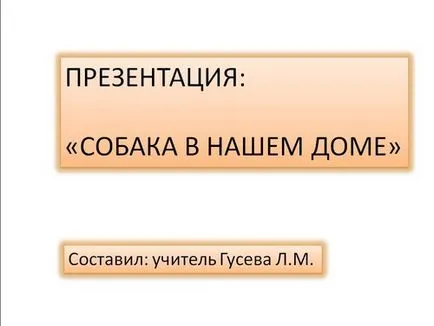 Prezentări pe tema câinilor, descărcare Homeroom gratis