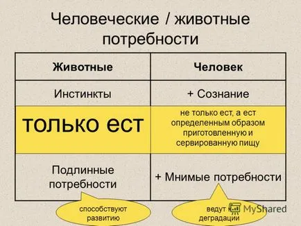 Представяне на хора биосоциалните същество, което е специално звено в развитието на