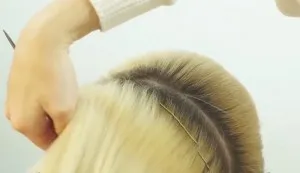 Frizura - golyó - a farok tövénél a hosszú haj - frizura 101