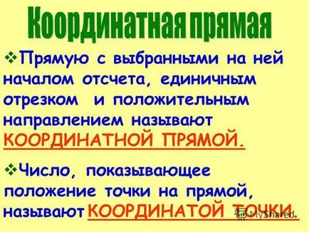 Prezentarea on-line se numește coordonate se numește coordonate numerele punctelor sunt numite
