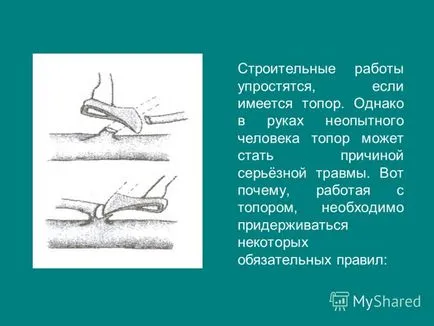 Представяне на строителството на временни жилища в горския пояс компилатор Болшаков представянето на