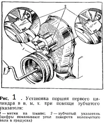 Проверка и настройка на враждебни реакции в клапана, автомобили ЗИЛ 131