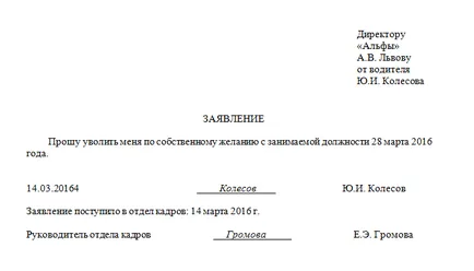 Încetarea contractului de muncă temporară prin ordinele angajaților