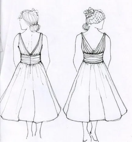 Помислете как да се направи рокля
