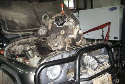 repararea motorului UAZ