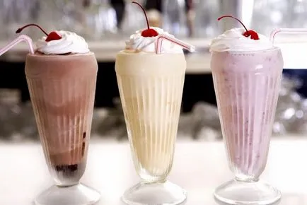 milkshake Rețete în blender