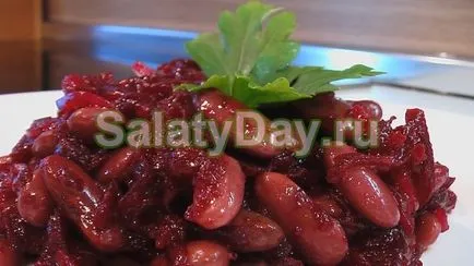 Saláta cékla a tél - fogja lepni a vendégeket a nélkülözhetetlen növényi recept fotók és videó