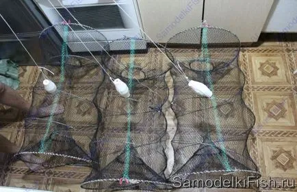Házi csapda - krevetochnitsa - házi halászati ​​kezük
