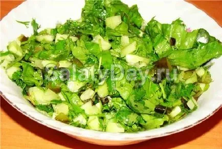 Saláta csalán - a legjobb recept egy finom reggeli recept fotókkal és videó