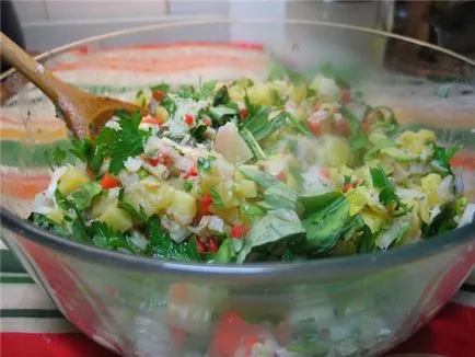 Saláta füstölt hal receptek fotókkal