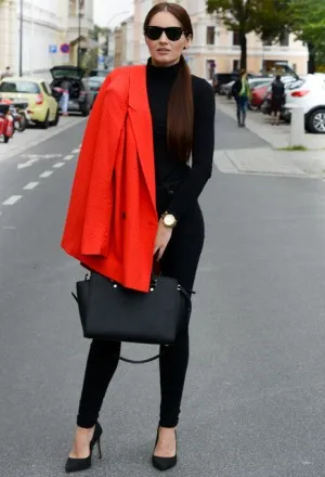 От какво да се носят червени палта избират и вдъхновяваща! (Снимка)