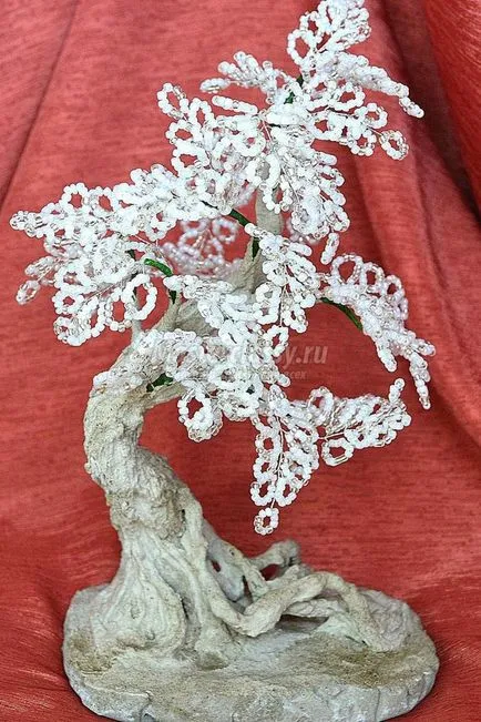 copac șirag de mărgele de argint