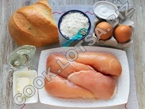 Schnitzel „tőke” a csirkemell - ízletes házi lépésre recept fotók