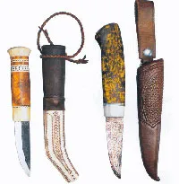 Шведският традиция нож - финландски ножове Alekseya Melnitskogo