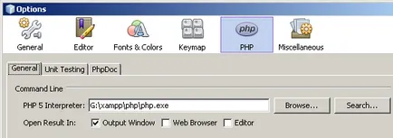 NetBeans IDE php projektek SETUP