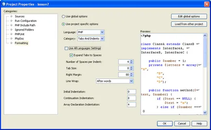 NetBeans IDE php projektek SETUP