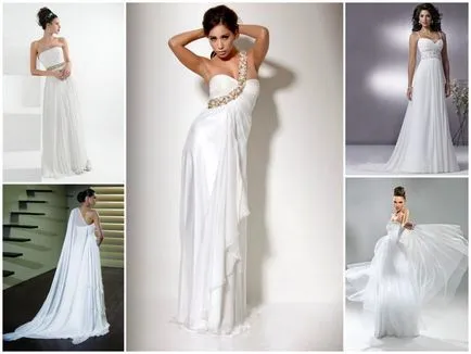 Görög esküvői ruha - egy elegáns ruhát, kilenc trendek