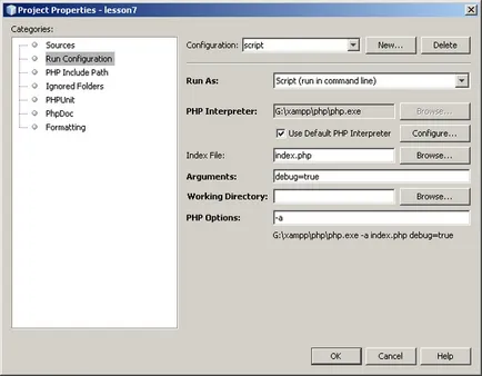 NetBeans IDE php projektek SETUP