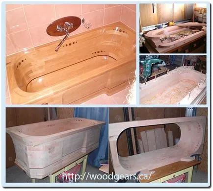 Idei de a face acasă masterakak o baie de lemn, idei DIY