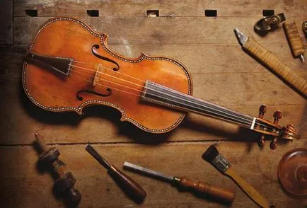 Luthiers Antonio Stradivari, Nicolo Amati, Dzhuzeppe Gvarneri és mások