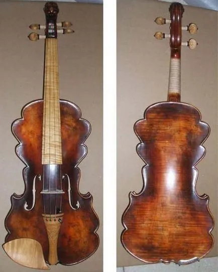Luthiers Antonio Stradivari, Nicolo Amati, Dzhuzeppe Gvarneri és mások