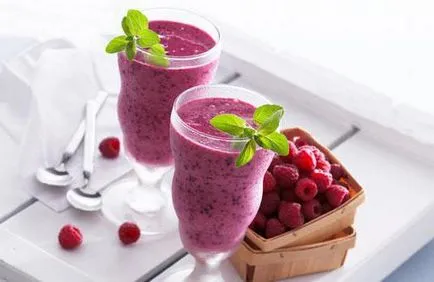 Berry reteta smoothie pas cu pas, cu fotografii