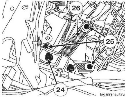 Îndepărtarea și instalarea PPC - renault logan