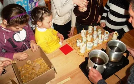 Gyertyaszentelő, oberezhnye gromnichnye gyertyák rodobozhie