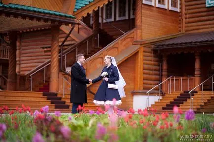 Nunta sedinta foto in parc Kolomenskoye - fotografie de la un fotograf de nunta