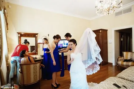 Esküvői fotó a birtok Kolomenskoe