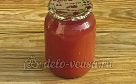 Sucul de rosii pentru reteta de iarnă cu o fotografie - un pas cu pas de gătit suc de roșii de casă