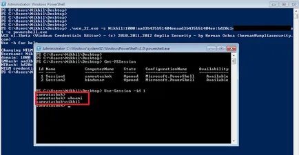 Távoli hozzáférés és a hacker számítógépek a hálózaton PowerShell - powerpreter és nishang 0