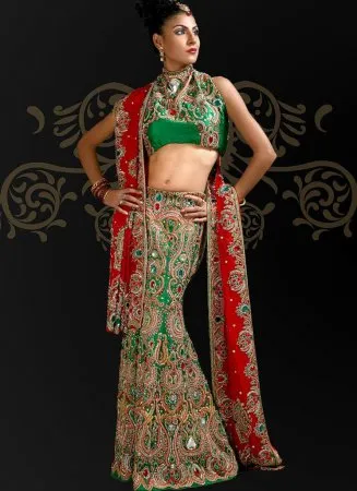 Indiai Saris - „Dress szimbólum” Keleti nők