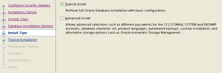 Szerelési Oracle adatbázis 12c Oracle Linux 7 frissítés 3