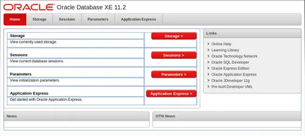 Beállítása Az Oracle Database XE szerver linux