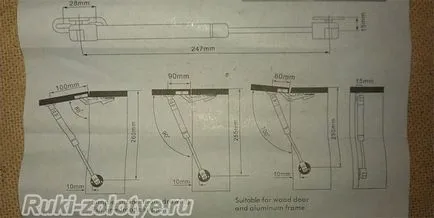 Монтаж на газов механизъм, всичко със собствените си ръце