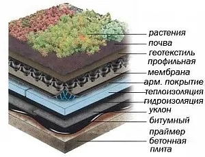 Апаратура за плосък покрив структура и компоненти