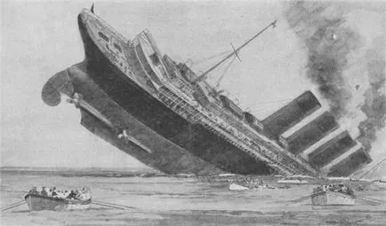 A legnagyobb tragédia az első világháború - a halál - Lusitania, US History