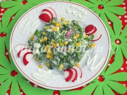 Salata de primăvară cu urzici, retete delicioase