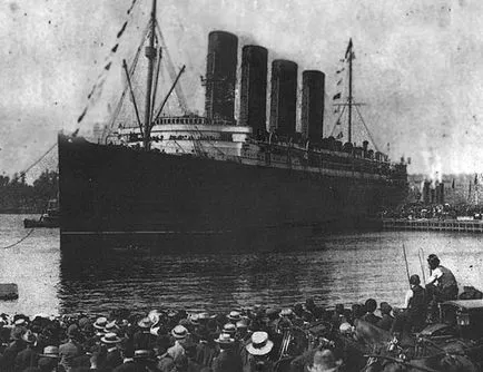 A legnagyobb tragédia az első világháború - a halál - Lusitania, US History