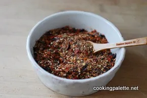 Japoneză condimente șapte condiment (shichimi togarashi) - paleta de gătit