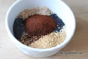 Japoneză condimente șapte condiment (shichimi togarashi) - paleta de gătit