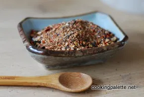 Japoneză condimente șapte condiment (shichimi togarashi) - paleta de gătit